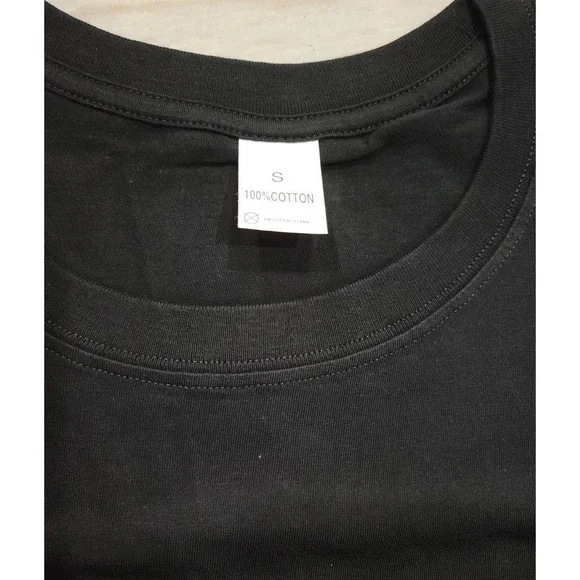 Tesla Black Red Logo Cotton T-Shirt Small NWT - Picture 4 of 6